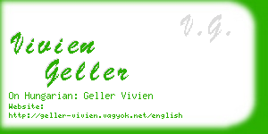 vivien geller business card